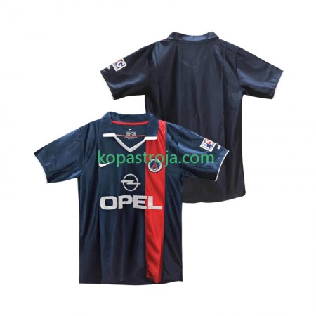 Billiga Fotbollströjor Paris Saint-Germain 2001 Retro Hemma tröja 2002 Kortärmad